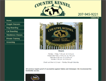Tablet Screenshot of countrykennel.net