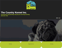 Tablet Screenshot of countrykennel.com